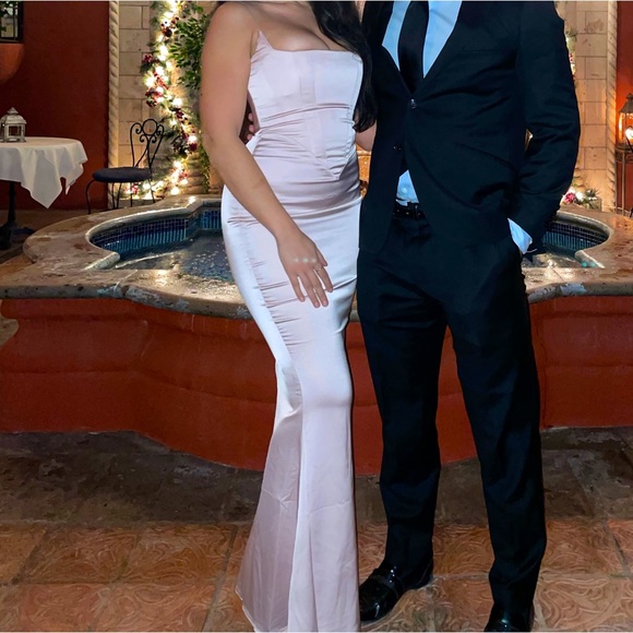 House of CB gown “Olivette” in color Crystal - Picture 2 of 11